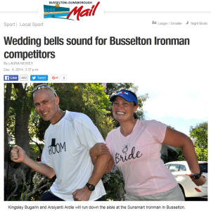 Wedding bells sound for Busselton Ironman competitors - Busselton-sundborough Mail